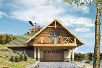  Projekt domu Mewa (BSA1306) - projekt domu parterowego z poddaszem - Zdjęcie 1