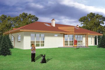  Projekt domu Janina (WRG1005) - projekt domu parterowego - Zdjęcie 2