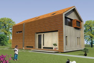  Projekt domu NATURALNY (WRG1008) - projekt domu parterowego z poddaszem - Zdjęcie 1