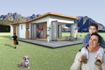  Projekt domu SŁONECZNY (WRG1009) - projekt domu parterowego - Zdjęcie 1