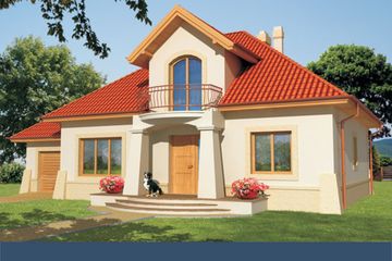  Projekt domu ARIKA (WRD1187) - projekt domu parterowego z poddaszem - Zdjęcie 2