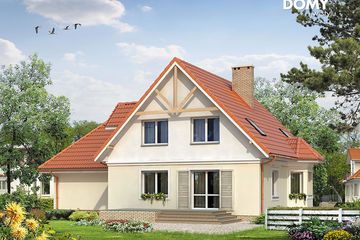  Projekt domu Berberys 3 (BSA1344) - projekt domu parterowego z poddaszem - Zdjęcie 2