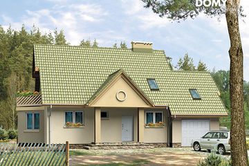  Projekt domu Symfonia 2 (BSA1007) - projekt domu parterowego z poddaszem - Zdjęcie 1