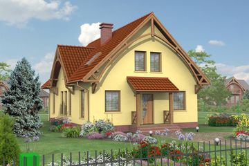  Projekt domu SAN SUSANA (SLN1070) - projekt domu parterowego z poddaszem - Zdjęcie 1