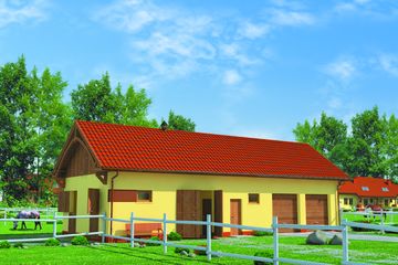  Projekt domu S6 (SLN1084) - projekt domu parterowego - Zdjęcie 1