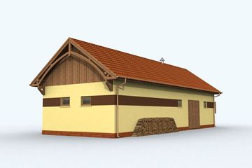  Projekt domu S6 (SLN1084) - projekt domu parterowego - Zdjęcie 2