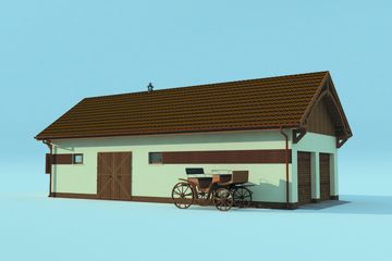  Projekt domu S7 (SLN1085) - projekt domu parterowego - Zdjęcie 2