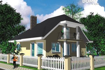  Projekt domu Nasturcja (BSA1023) - projekt domu parterowego z poddaszem - Zdjęcie 2