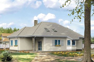  Projekt domu Zawilec 2 (BSA1050) - projekt domu parterowego - Zdjęcie 2