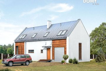  Projekt domu Ewka (BSA1362) - projekt domu parterowego z poddaszem - Zdjęcie 1