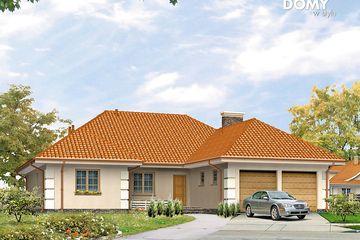  Projekt domu Kaprys (BSA1011) - projekt domu parterowego - Zdjęcie 1