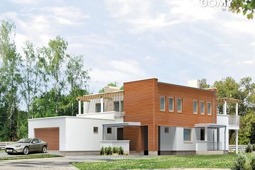  Projekt domu Liber (BSA1372) - projekt domu z pełnym piętrem - Zdjęcie 1