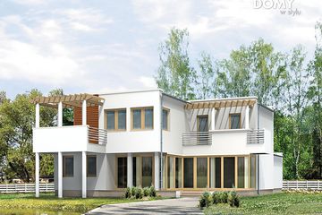  Projekt domu Liber (BSA1372) - projekt domu z pełnym piętrem - Zdjęcie 2