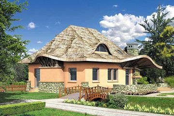  Projekt domu AR 160 (KRL1063) - projekt domu parterowego z poddaszem - Zdjęcie 2