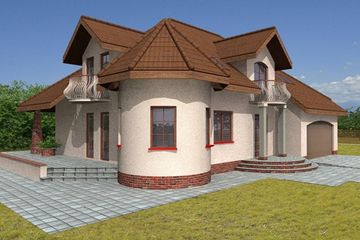  Projekt domu DJ 155 (WAM1062) - projekt domu parterowego z poddaszem - Zdjęcie 1