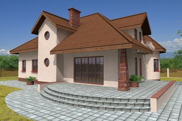  Projekt domu DJ 155 (WAM1062) - projekt domu parterowego z poddaszem - Zdjęcie 2