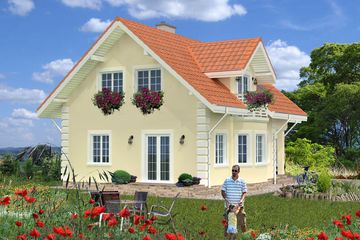  Projekt domu Salo (KRH1257) - projekt domu parterowego z poddaszem - Zdjęcie 2