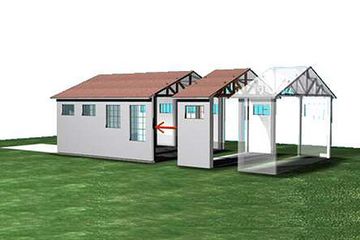  Projekt budynku gospodarczego BR-080 (KRG1097) - projekt budynku parterowego - Zdjęcie 1