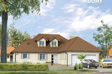  Projekt domu Etiuda (BSA1012) - projekt domu parterowego z poddaszem - Zdjęcie 1