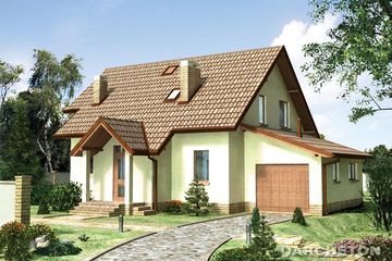  Projekt domu Agat - szkielet drewniany lekki (KRD1001) - projekt domu parterowego z poddaszem - Zdjęcie 2