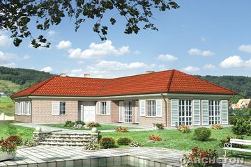  Projekt domu Kastalia - murowana - ceramika (KRD1111) - projekt domu parterowego - Zdjęcie 1