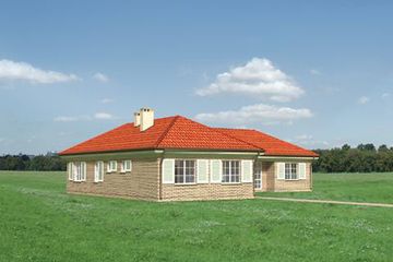  Projekt domu Kastalia - murowana - ceramika (KRD1111) - projekt domu parterowego - Zdjęcie 2