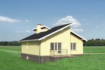  Projekt domu Łupina - murowana – ceramika (KRD1142) - projekt domu parterowego - Zdjęcie 2