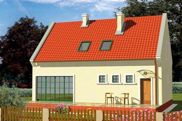  Projekt domu Lucyna (WRC1101) - projekt domu parterowego z poddaszem - Zdjęcie 2