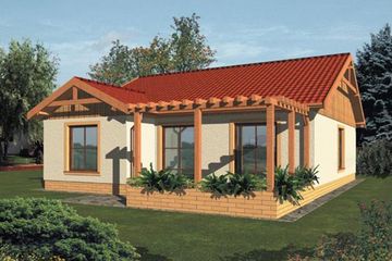  Projekt domu Malina (w. II) (WRC1166) - projekt domu parterowego - Zdjęcie 1
