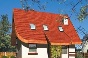  Projekt domu Tola (e. II) (WRC1185) - projekt domu parterowego z poddaszem - Zdjęcie 1