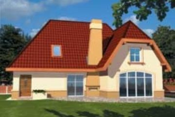  Projekt domu Sylwia (WRC1200) - projekt domu parterowego z poddaszem - Zdjęcie 2