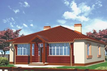  Projekt domu Włodzimiera (WRC1235) - projekt domu parterowego - Zdjęcie 1