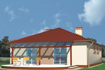  Projekt domu Włodzimiera (WRC1235) - projekt domu parterowego - Zdjęcie 2