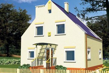  Projekt domu Roksana (WRC1275) - projekt domu parterowego z poddaszem - Zdjęcie 1