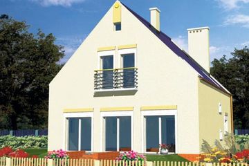  Projekt domu Roksana (WRC1275) - projekt domu parterowego z poddaszem - Zdjęcie 2