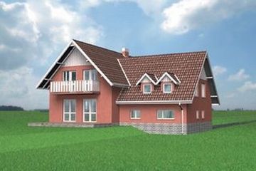  Projekt domu Ostoja - murowana - ceramika (KRD1176) - projekt domu parterowego z poddaszem - Zdjęcie 2