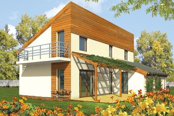  Projekt domu Darma (WRC1363) - projekt domu parterowego z poddaszem - Zdjęcie 2