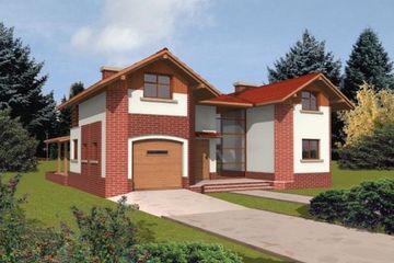  Projekt domu Gosia (WRC1605) - projekt domu z pełnym piętrem - Zdjęcie 1