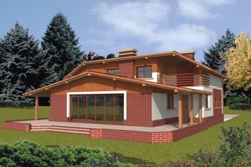  Projekt domu Gosia (WRC1605) - projekt domu z pełnym piętrem - Zdjęcie 2