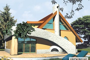  Projekt domu Fred (WRC1632) - projekt domu parterowego z poddaszem - Zdjęcie 1