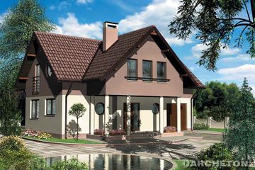  Projekt domu Lambert (wycofany) (KRD1775) - projekt domu parterowego z poddaszem - Zdjęcie 1