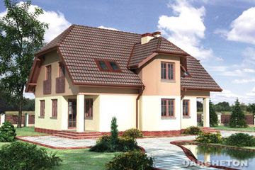  Projekt domu Dębosz (KRD1822) - projekt domu parterowego z poddaszem - Zdjęcie 1