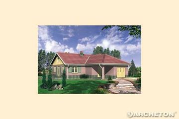  Projekt domu Czeremcha (KRD1825) - projekt domu parterowego - Zdjęcie 1