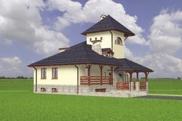  Projekt domu Romeo i Julia-2 (KRD1898) - projekt domu z pełnym piętrem - Zdjęcie 2