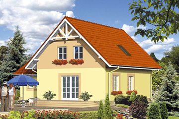  Projekt domu AR 115 AD1 (KRL1091) - projekt domu parterowego z poddaszem - Zdjęcie 2