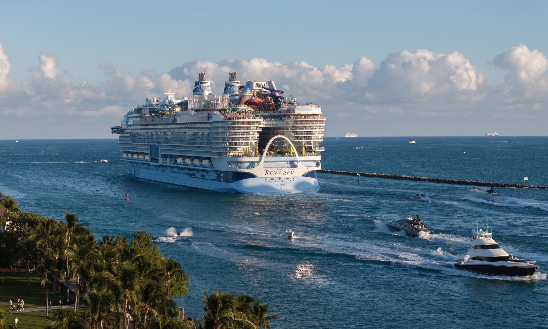 Icon of the Seas: World's largest cruise ship completes maiden voyage