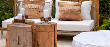 Kącik wypoczynkowy w ogrodzie