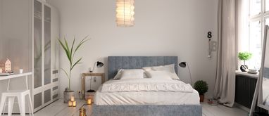 Sypialnia w stylu skandynawskim