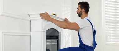 montaż atrapy kominkowej przez fachowca