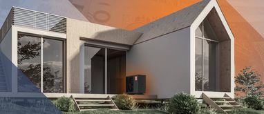 nowoczesny dom jednorodzinny z pompą ciepła